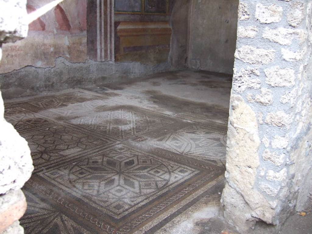 I.6.4 Pompeii. December 2005. Room 11, Mosaic floor.