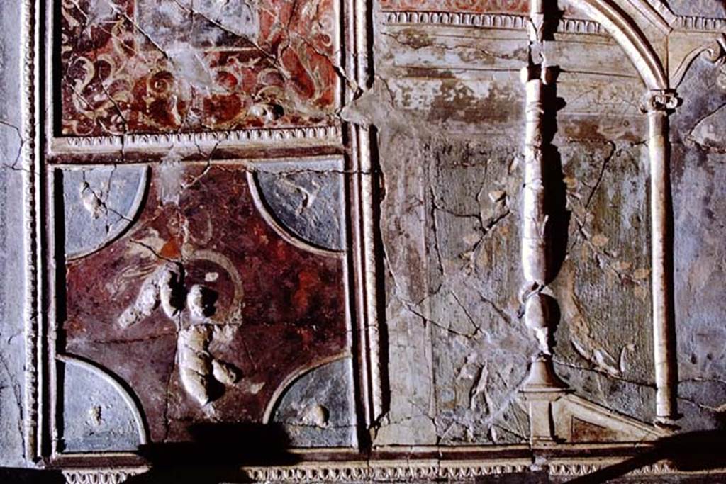 I.6.4 Pompeii, 1968. North end of east side of vault of sacellum. Photo by Stanley A. Jashemski.
Source: The Wilhelmina and Stanley A. Jashemski archive in the University of Maryland Library, Special Collections (See collection page) and made available under the Creative Commons Attribution-Non Commercial License v.4. See Licence and use details.
J68f0589