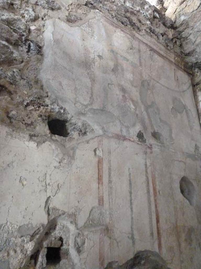 I.6.15 Pompeii. September 2015. Room 8, detail from south wall.