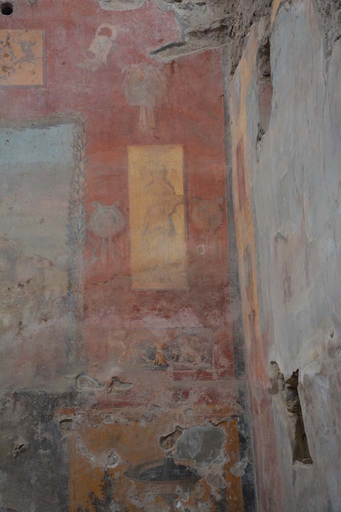 I.6.15 Pompeii. March 2019. Room 9, looking towards east end of north wall of small garden.
Foto Annette Haug, ERC Grant 681269 DÉCOR