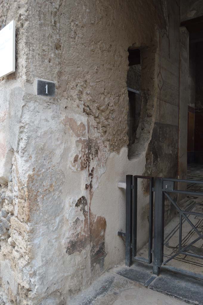 I.7.1 Pompeii. October 2017. Looking towards east side of entrance corridor.
Foto Taylor Lauritsen, ERC Grant 681269 D�COR.

