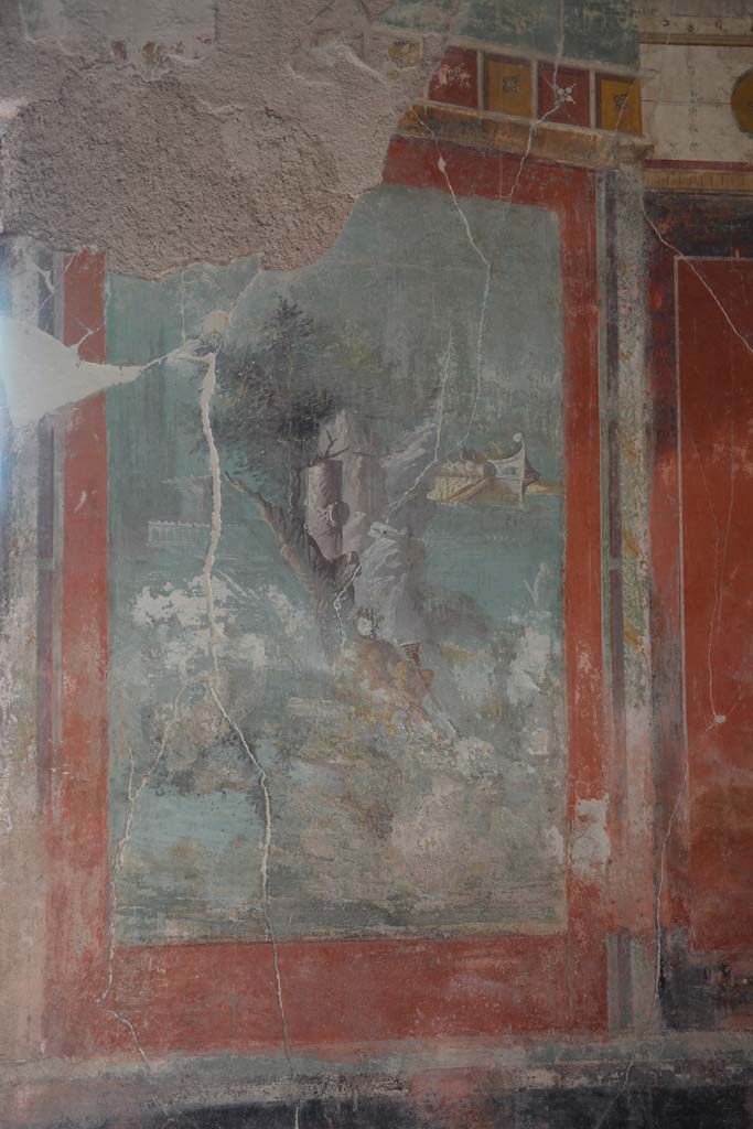 I.7.7 Pompeii. October 2019. Central wall painting of Polyphemus and Galatea from south wall. 
Foto Annette Haug, ERC Grant 681269 D�COR.


