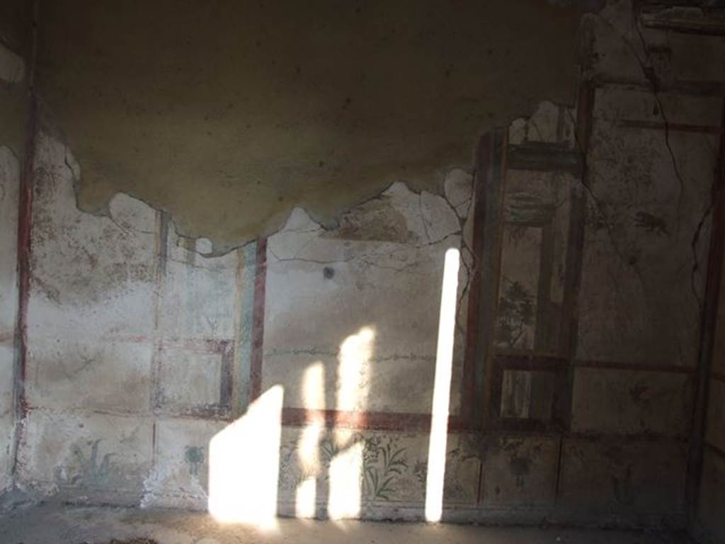 I.7.11 Pompeii. December 2006. East wall of exedra.