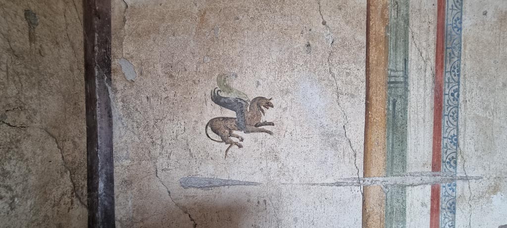I.7.11 Pompeii. December 2023. North panel on east wall. Photo courtesy of Miriam Colomer.

