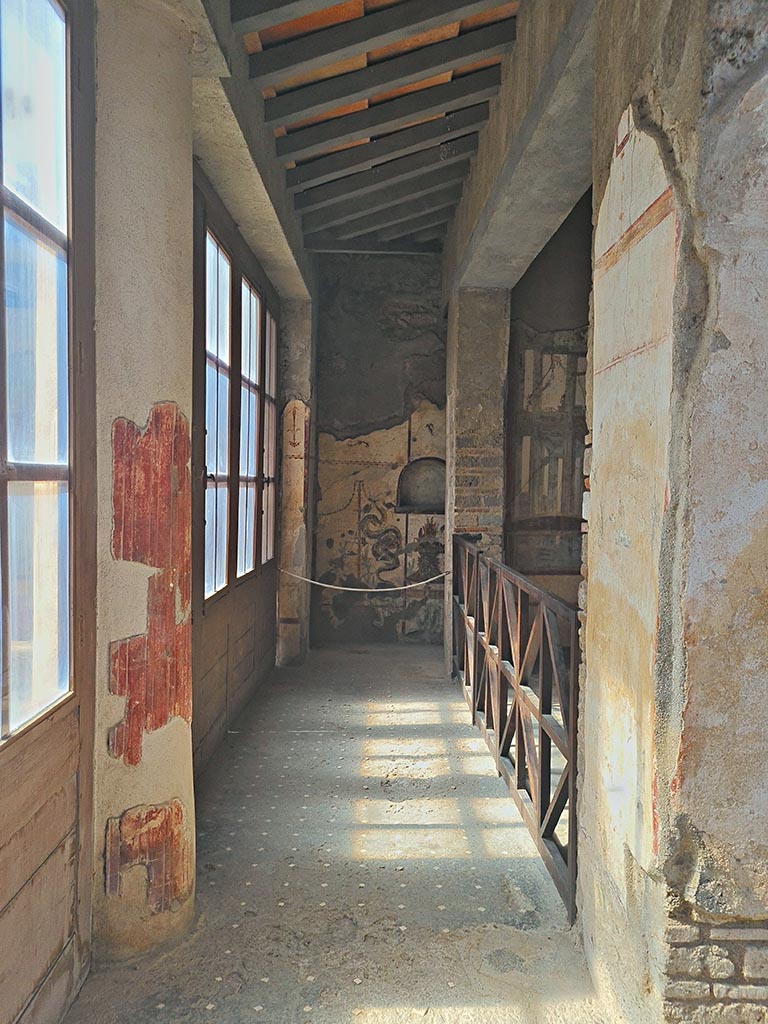 I.7.11 Pompeii. September 2024. Looking west towards Lararium. Photo courtesy of Giuseppe Ciaramella.