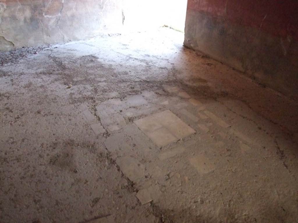 I.8.9 Pompeii. March 2009. Room 3. Rear room of caupona. Floor.