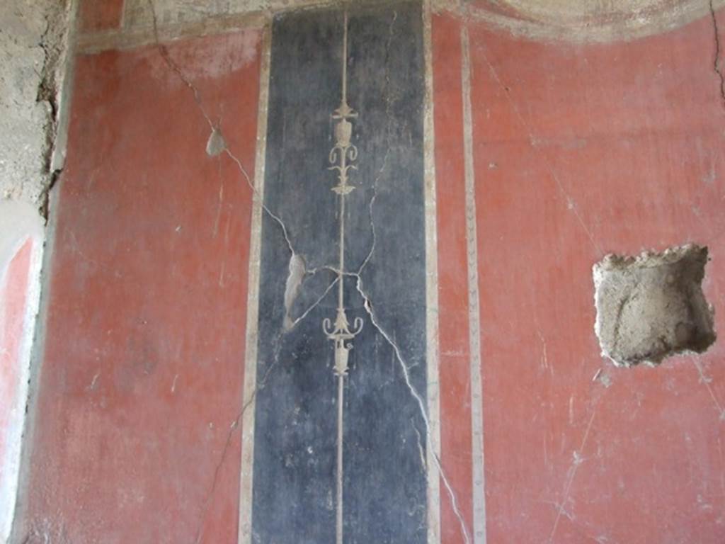 I.8.9 Pompeii. March 2009. Room 7. Triclinium. East wall. Lower level. North end.