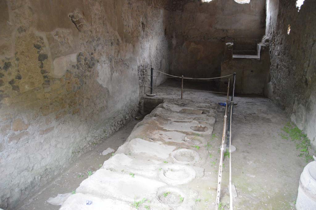 I.8.15 Pompeii. October 2017. Looking towards west wall, on left.
Foto Taylor Lauritsen, ERC Grant 681269 D�COR.
