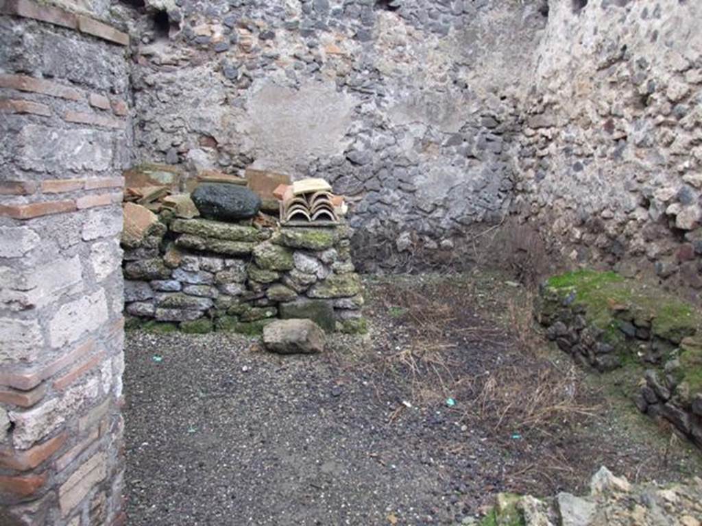 I.8.17 Pompeii. December 2007. Room 20, room in north-west corner of peristyle.Looking west.
