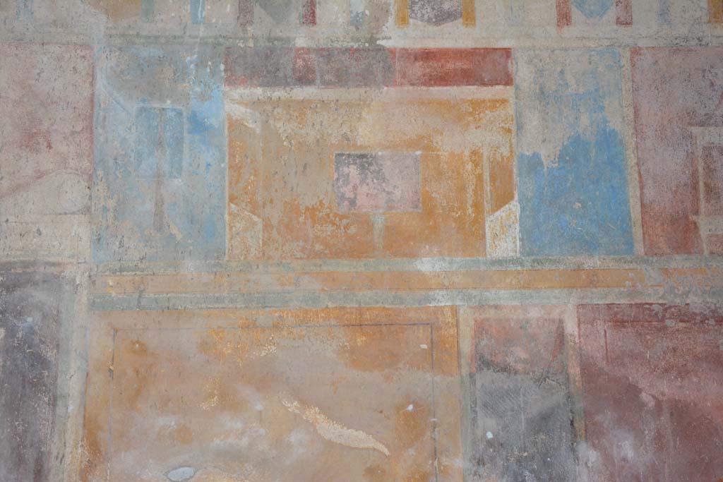 I.8.17 Pompeii. March 2019. Room 9, detail from upper north wall at east end.
Foto Annette Haug, ERC Grant 681269 DÉCOR.