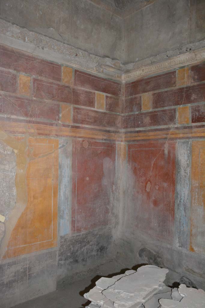 I.8.17 Pompeii. October 2019. Room 12, north-west corner.
Foto Annette Haug, ERC Grant 681269 DÉCOR.