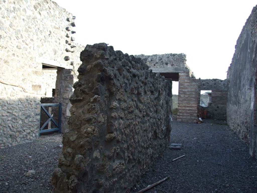 I.9.3 Casa di Successus. Looking south east from entrance across a room (Triclinium?) towards doorway into I.9.4. 