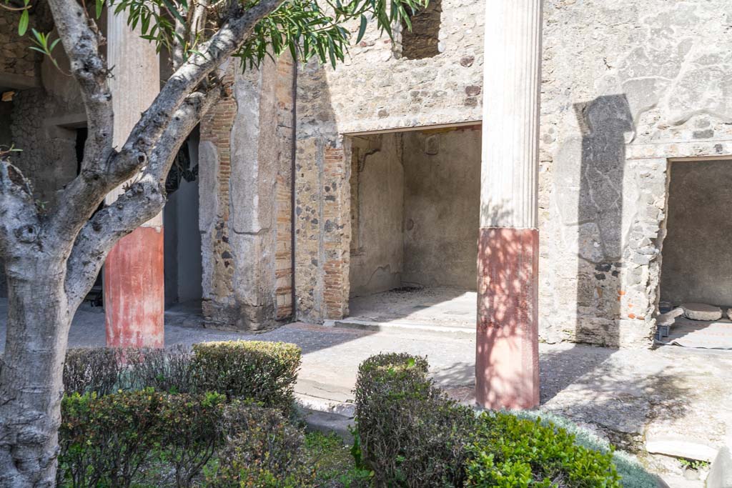 I.9.5 Pompeii. April 2022. Room 12, looking north-east from south portico. Photo courtesy of Johannes Eber.
