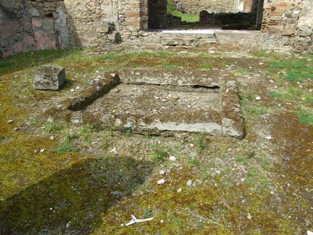 I.9.12 Pompeii. March 2009.  Room 1.  Atrium.  Impluvium.

