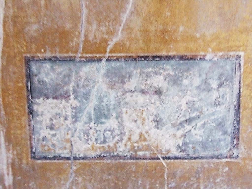 I.10.11 Pompeii. March 2009. Room 12, landscape painting from centre of east wall of cubiculum.  