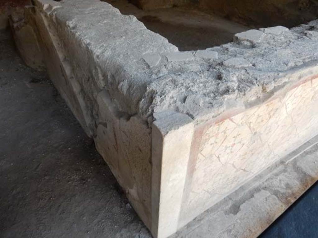 I.12.3 Pompeii, May 2018. Front of counter. Photo courtesy of Buzz Ferebee.