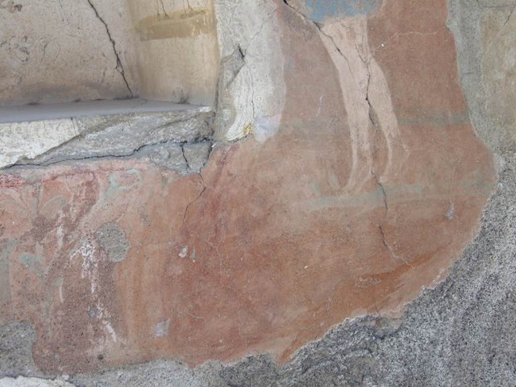 I.12.15 Pompeii. March 2009. Room 5, south end beneath the niche.