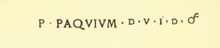 P(ublium) Paquium d(uum)v(irum) i(ure) d(icundo) o(ro) v(os) f(aciatis) [CIL IV 7543]