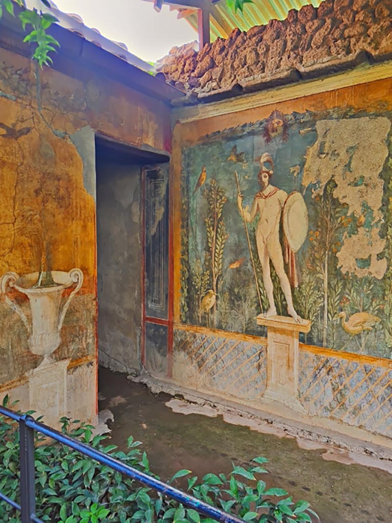 II.3.3 Pompeii. March 2024. 
Doorway to room 17, in south-east corner of garden.Photo courtesy of Giuseppe Ciaramella.
