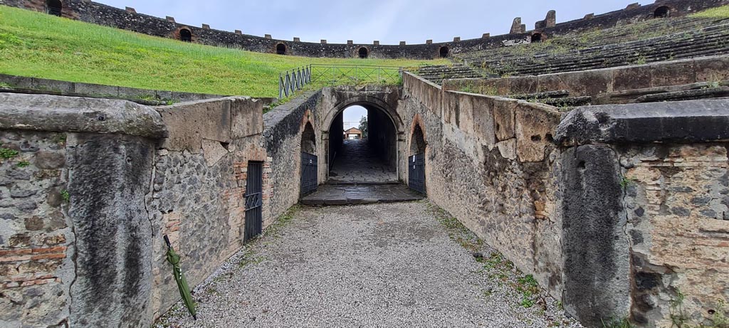II.6 Pompeii. April 2022. Looking north towards north entrance corridor. Photo courtesy of Giuseppe Ciaramella.