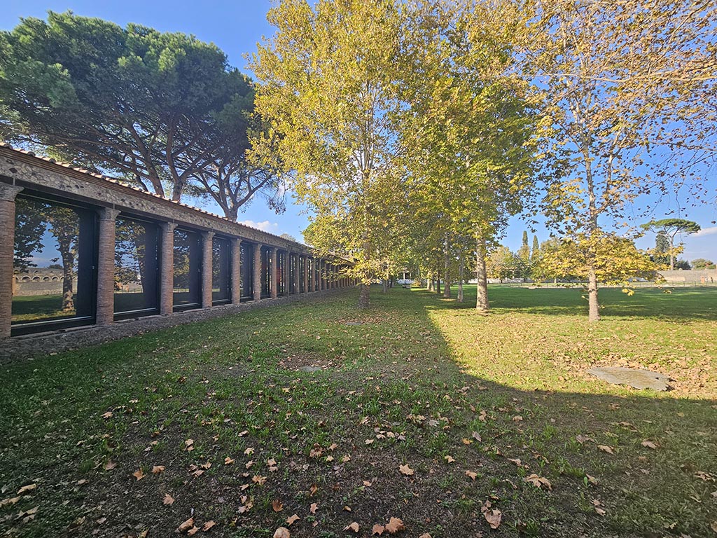 II.7.1 Pompeii. November 2024. Looking north along interior west side. Photo courtesy of Annette Haug.