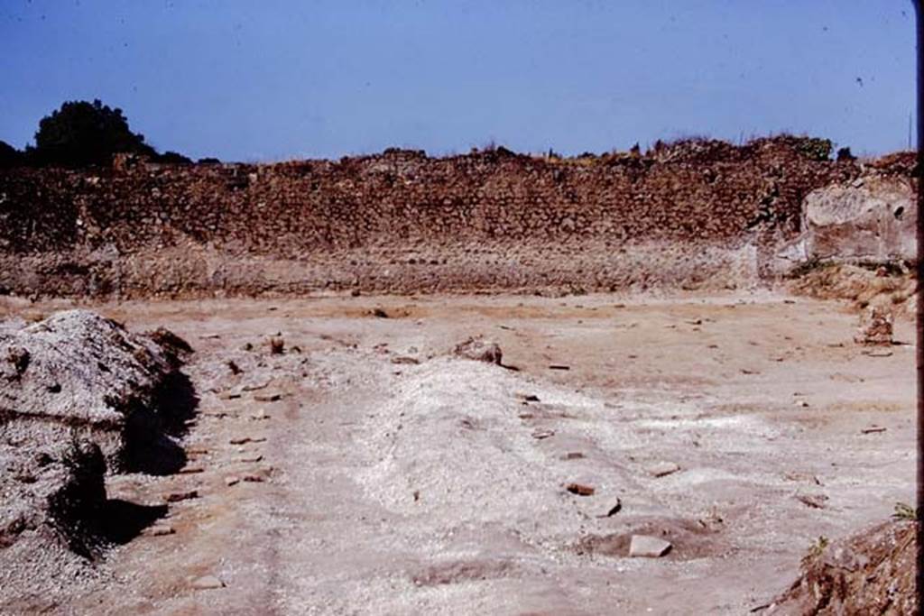 II.8.6 Pompeii. 1972. Looking west across excavated garden area. Photo by Stanley A. Jashemski. 
Source: The Wilhelmina and Stanley A. Jashemski archive in the University of Maryland Library, Special Collections (See collection page) and made available under the Creative Commons Attribution-Non Commercial License v.4. See Licence and use details. J72f0672
