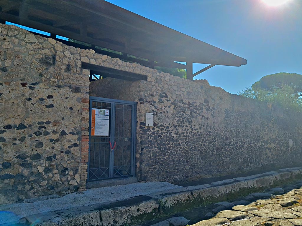  
II.8.6 Pompeii, October 2024. Looking towards entrance doorway on east side of Via di Nocera. Photo courtesy of Giuseppe Ciaramella.
