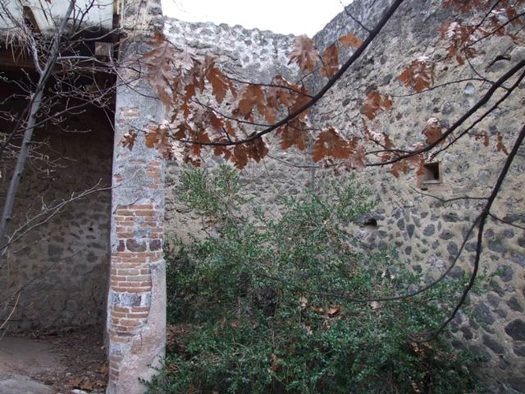 II.9.2 Pompeii. December 2007. South-east corner of garden 8.
