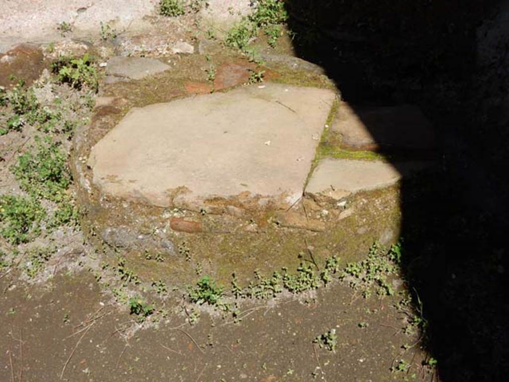 II.9.5 Pompeii, May 2018. Peristyle 6, flooring. Photo courtesy of Buzz Ferebee.