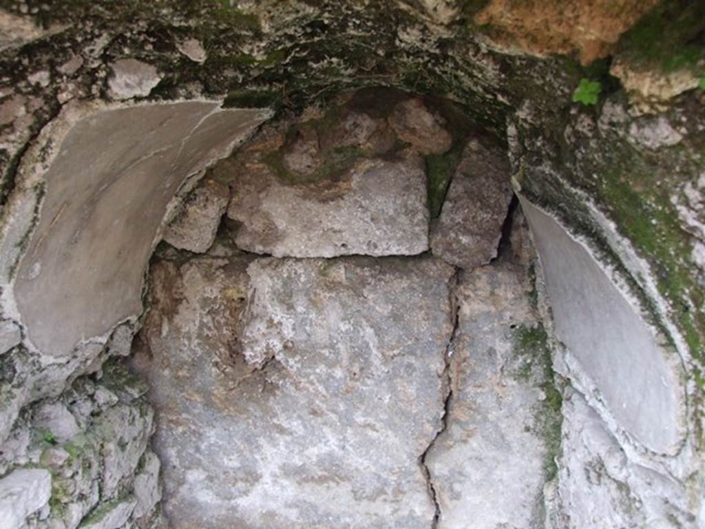 III.2.1 Pompeii.  March 2009.  Room 3.  Interior of the cupboard recess.