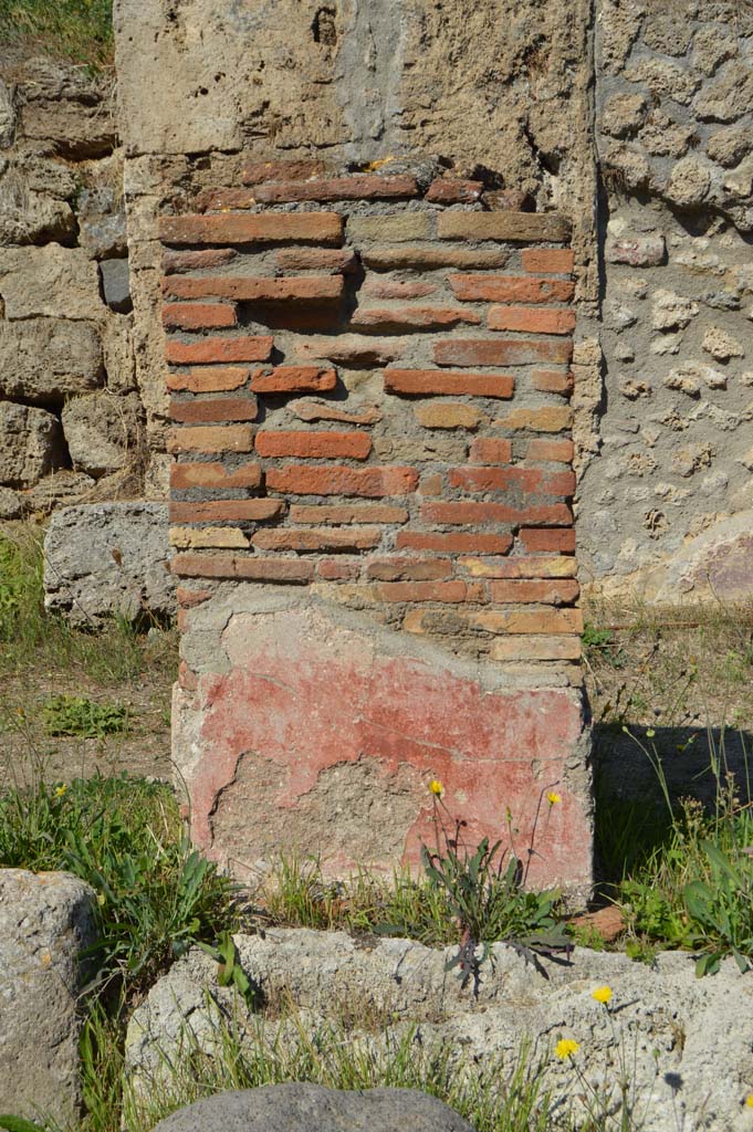 IV.2.a, Pompeii. October 2017. Pilaster at east side of portico, looking north to south side.
Foto Taylor Lauritsen, ERC Grant 681269 D�COR.
