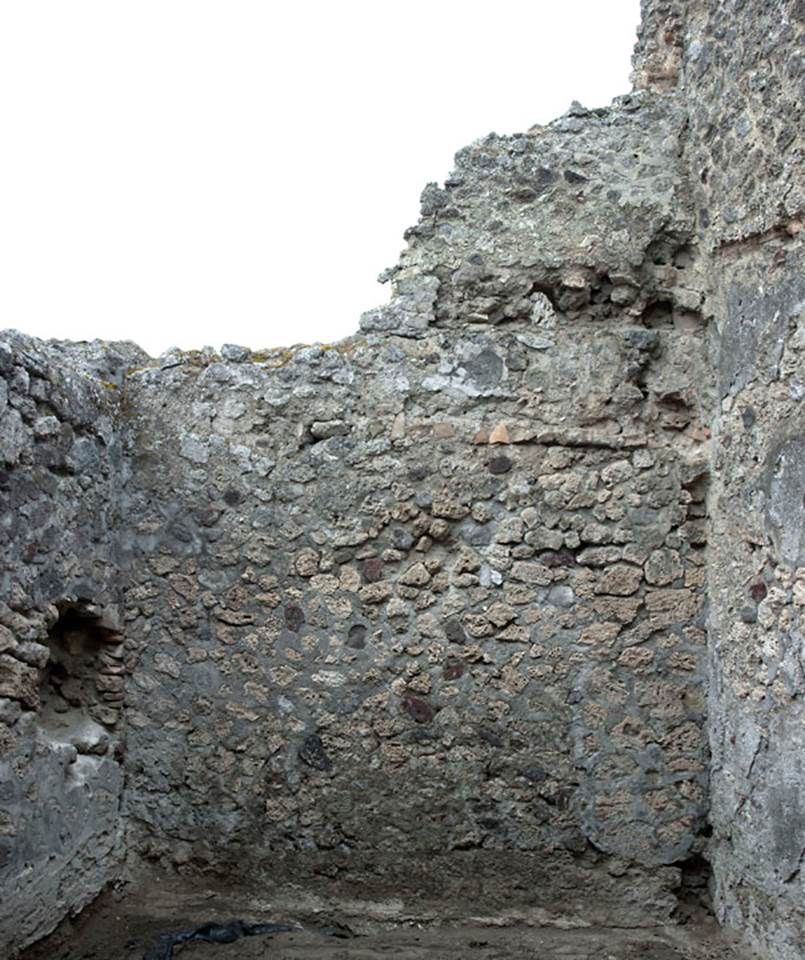 V.1.30 Pompeii. c.2010.
Looking towards north wall in rear room. Photo by Hans Thorwid.
Photo courtesy of The Swedish Pompeii Project.
