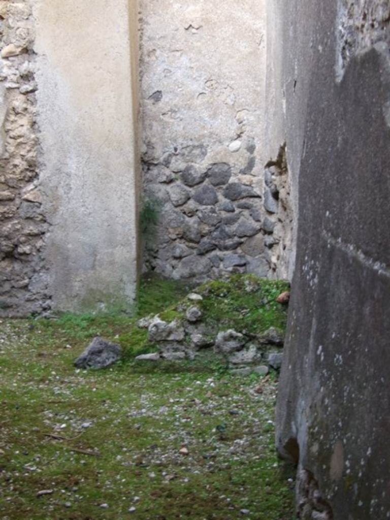 V.2.4 Pompeii. December 2007. Room 16, corridor around the sides of room 17. Looking north.
