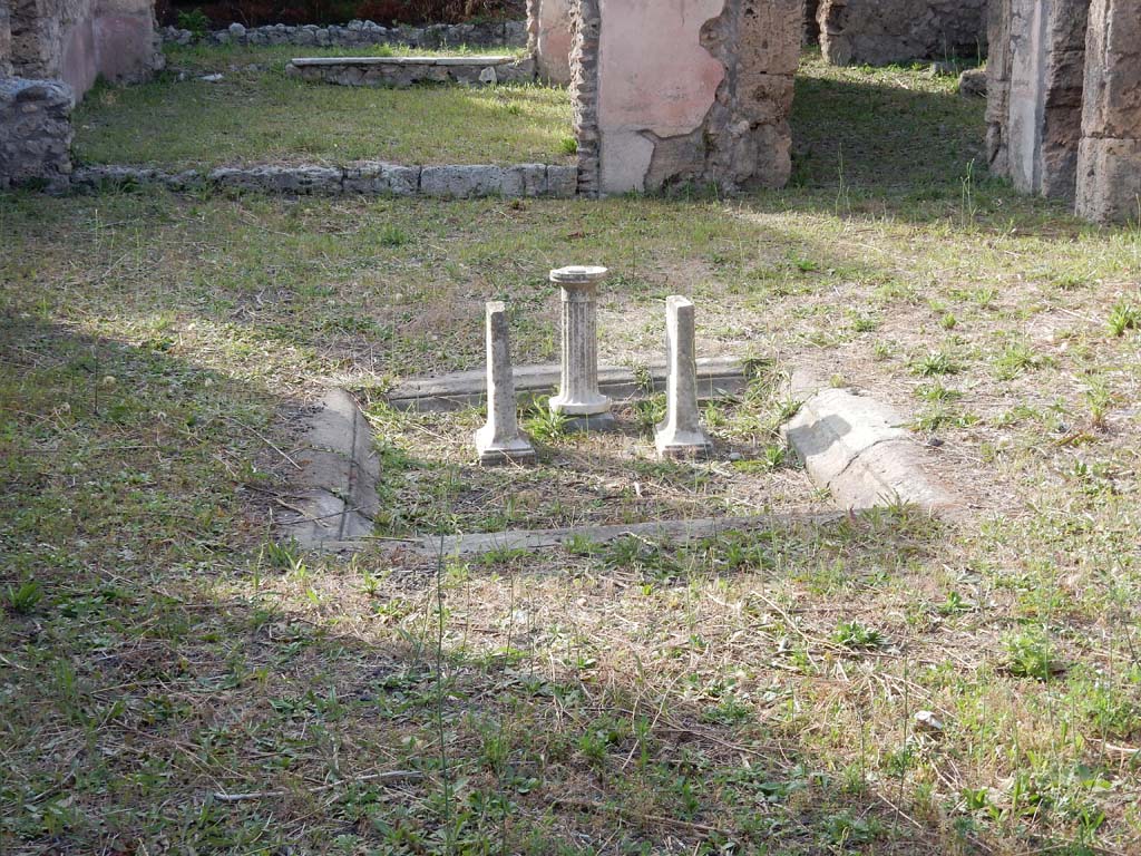 V.2.4 Pompeii. June 2019. Impluvium in atrium. Photo courtesy of Buzz Ferebee.