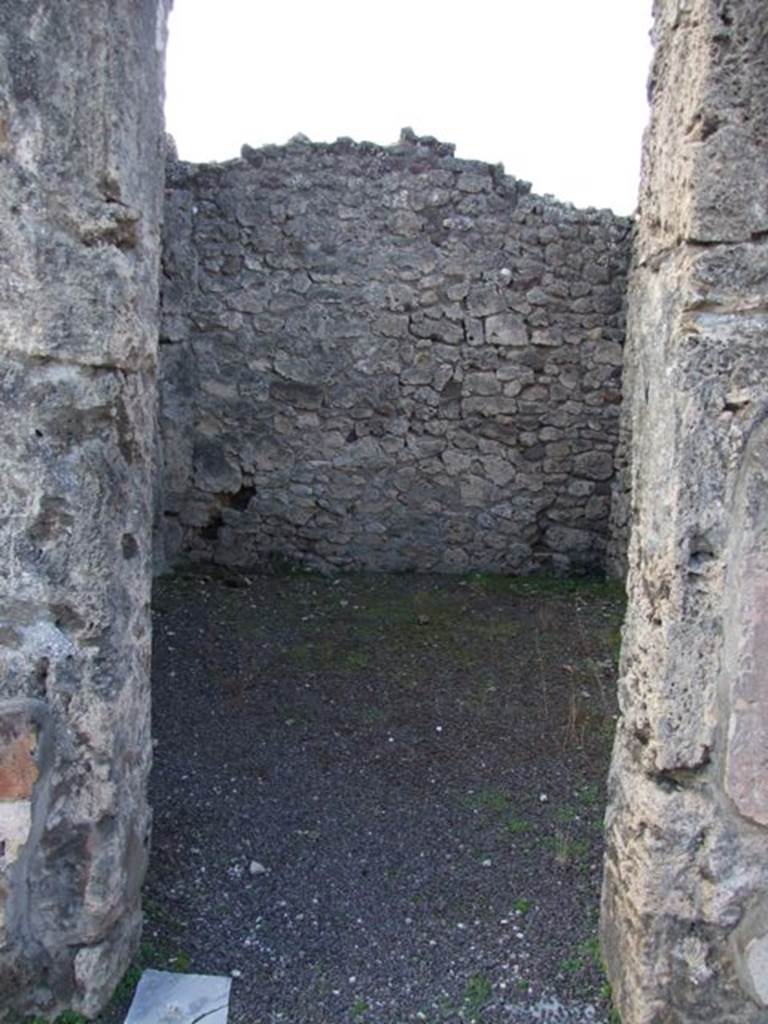 V.2.4 Pompeii. December 2007. Doorway to room 3.