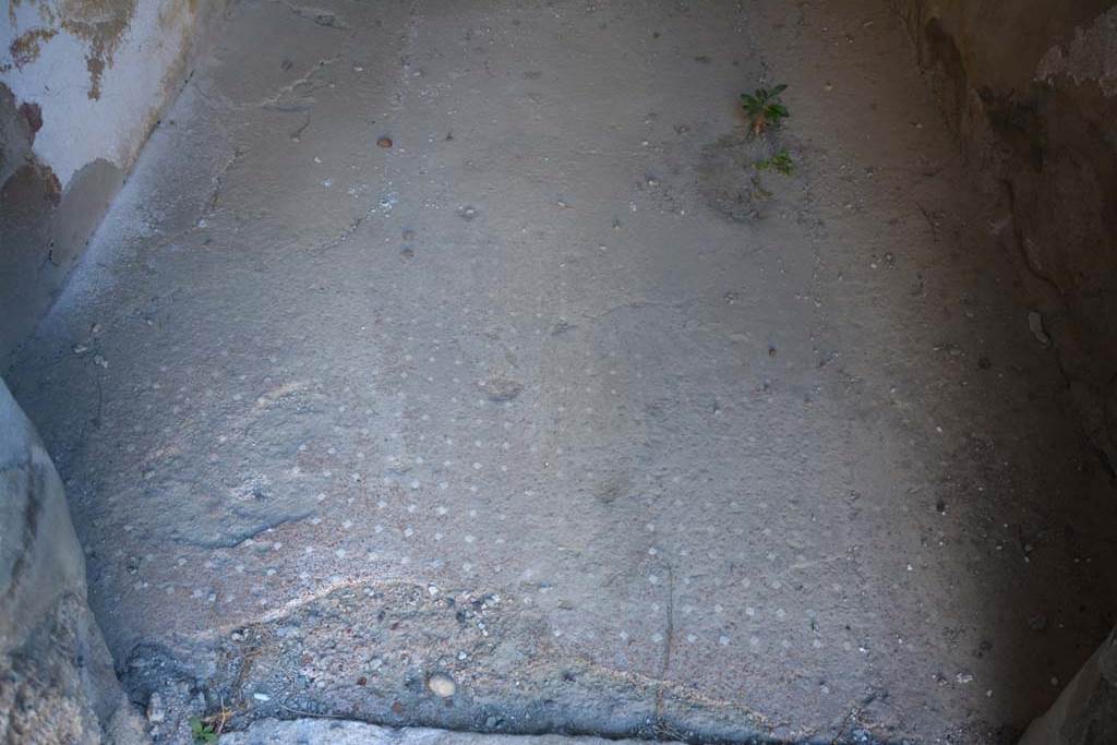 V.2.h Pompeii. October 2019. Cubiculum �g�, looking south across flooring from doorway threshold.
Foto Annette Haug, ERC Grant 681269 D�COR.
