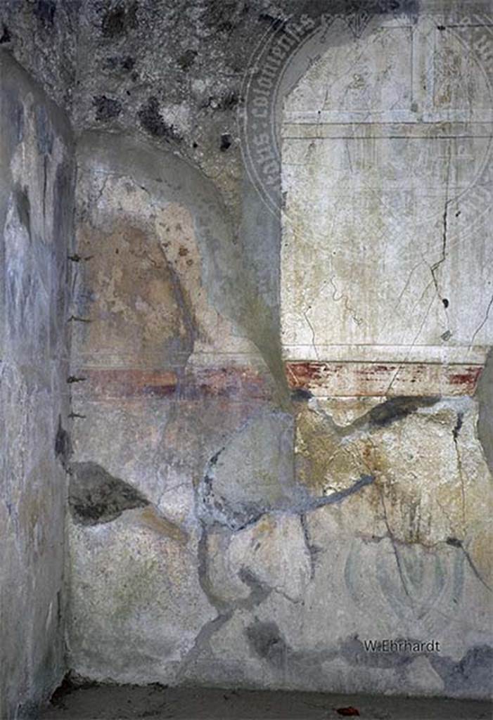V.2.h Pompeii. Room I, north wall, west end.
Photo by W. Ehrhardt. Photo � Deutsches Arch�ologisches Institut, Abteilung Rom, Arkiv. 
See http://arachne.uni-koeln.de/item/bauwerksteil/3379
