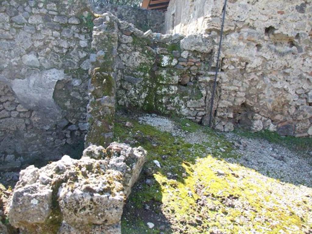 V.3.7 Pompeii. March 2009. Garden area. South west corner.