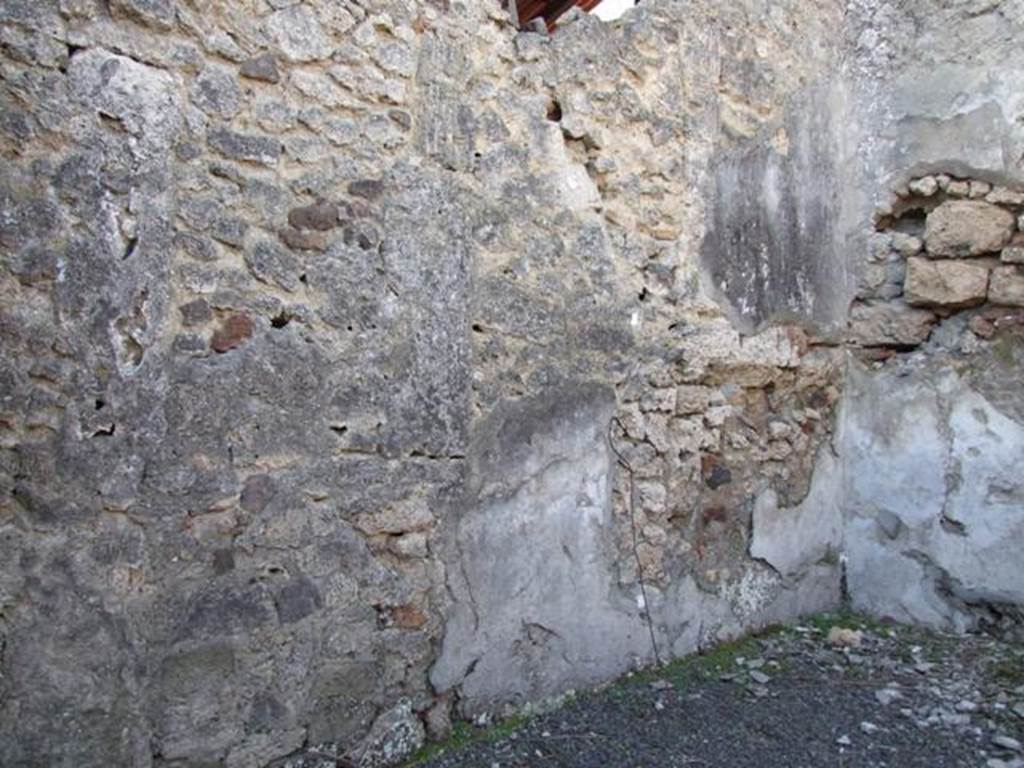 V.3.7 Pompeii.  March 2009. Triclinium.  West wall.