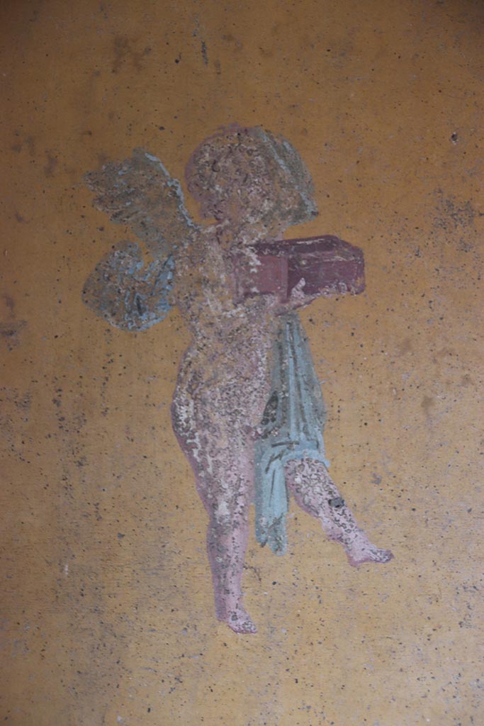 V.4.a Pompeii. October 2024.
Room ‘i’, east end of south wall of cubiculum. Photo courtesy of Klaus Heese.