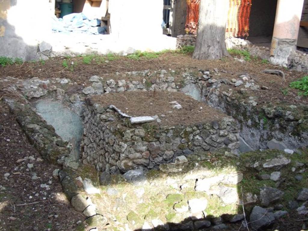 VI.1.7 House of the Vestals.  Pool in peristyle.