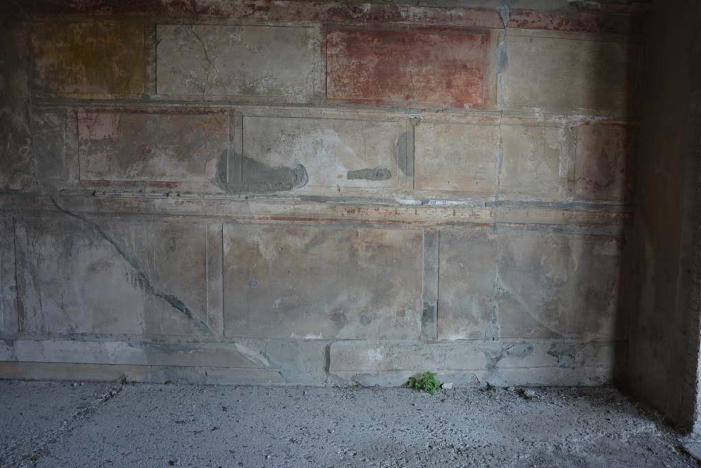VI.2.4 Pompeii. March 2019. Lower north wall of oecus.
Foto Annette Haug, ERC Grant 681269 D�COR.
