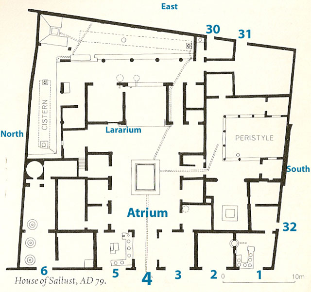 VI.2.4 outline plan. Base plan courtesy of Anne Laidlaw.