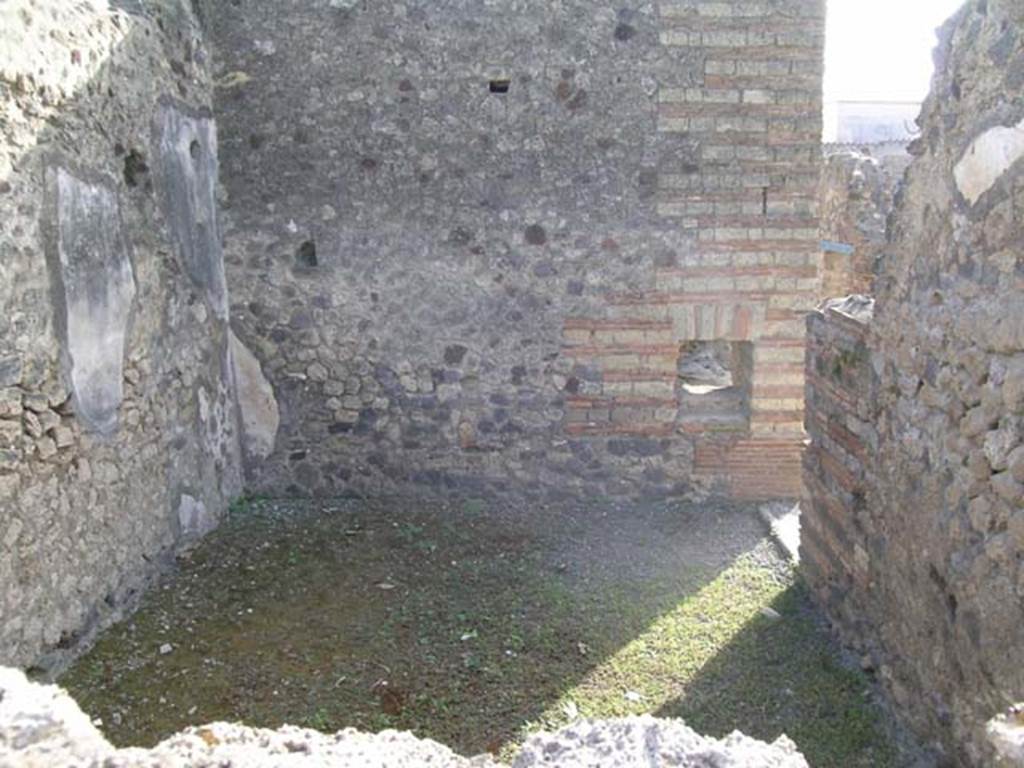 VI.3.3 Pompeii. June 2005. Room 6, looking towards west wall. Photo courtesy of Nicolas Monteix.

