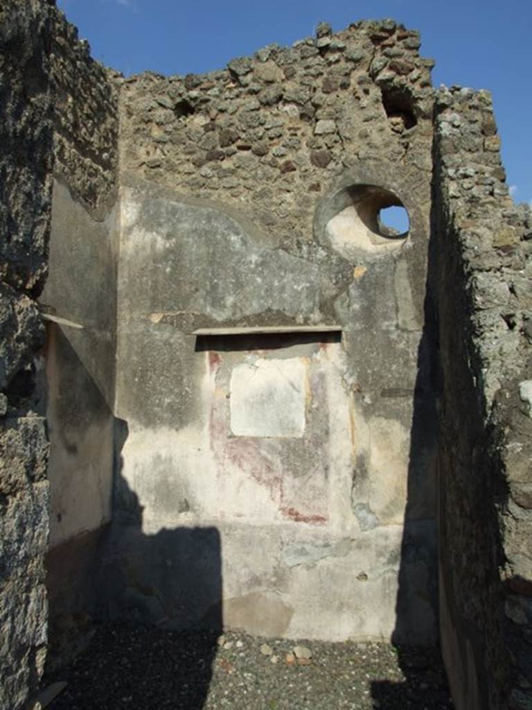 VI.7.3 Pompeii. March 2009. Room 4, east wall of cubiculum.
