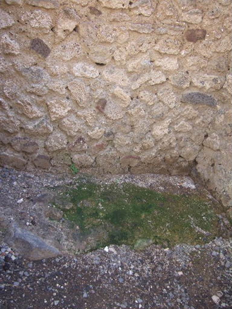 VI.8.14 May 2006. North-west corner in rear room.