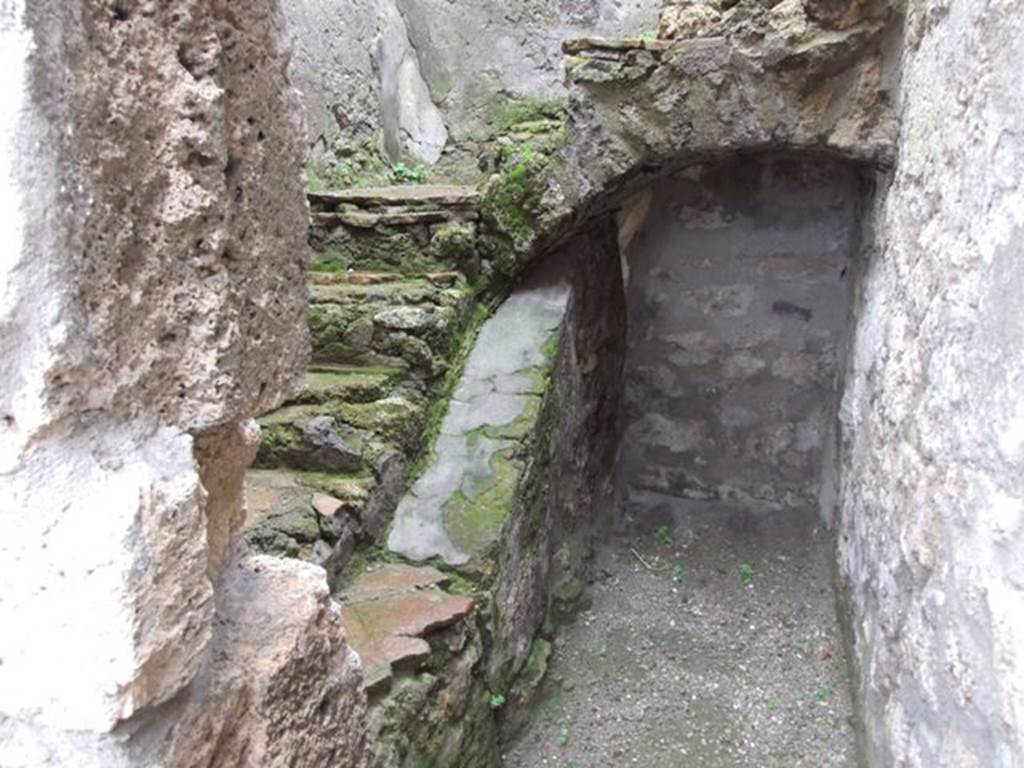 VI.10.6 Pompeii.  March 2009.  Room 7.  Staircase to upper floor.