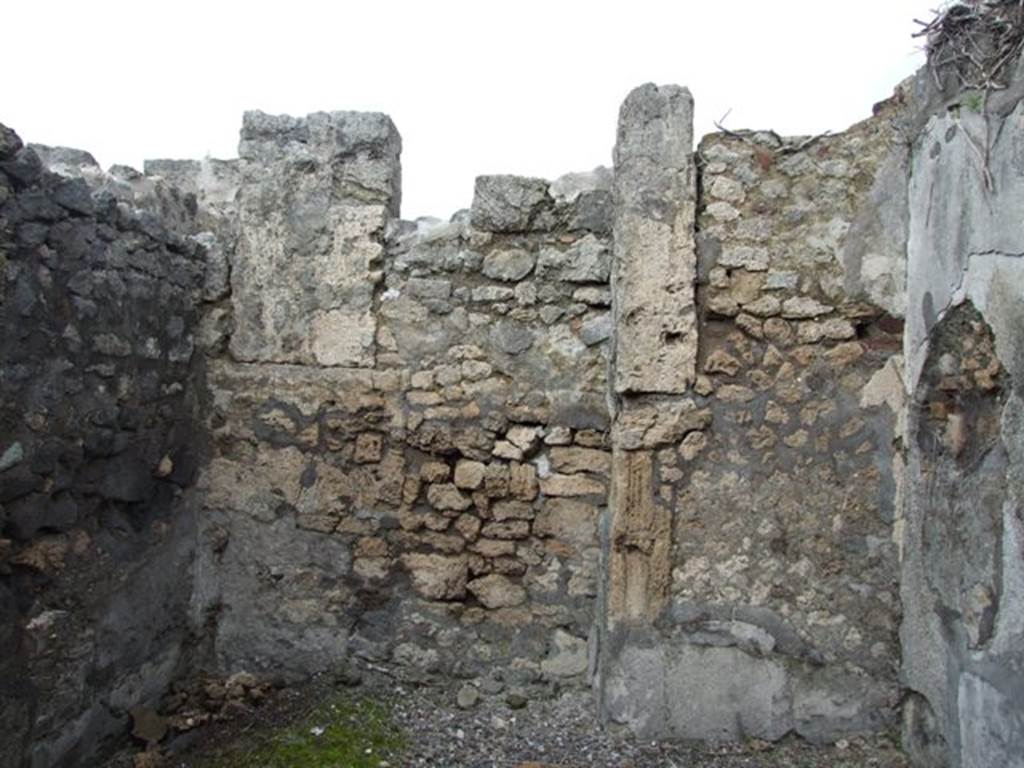 VI.10.7 Pompeii.  March 2009.  Room 6.  North wall.