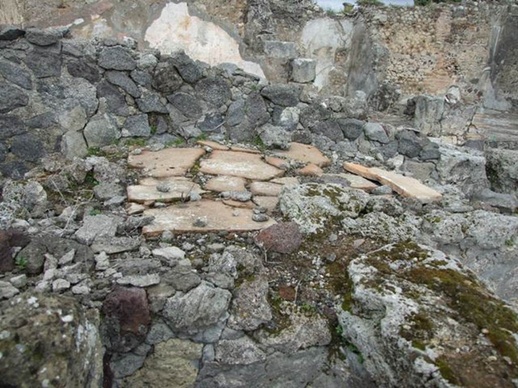 VI.10.7 Pompeii.  March 2009.  Room 12.  Top of stairs looking north.