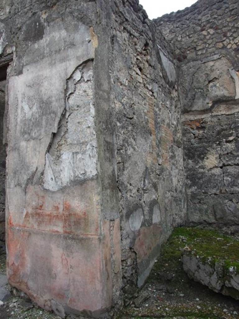 VI.10.11 Pompeii.  March 2009.  Room 10.  Ala on west side of atrium.  South wall.

